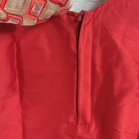 Girls Embellished 3pc Salwar Suit Set Chinon Georgette Kurta Indian Festive Wear - Picture 15 of 16